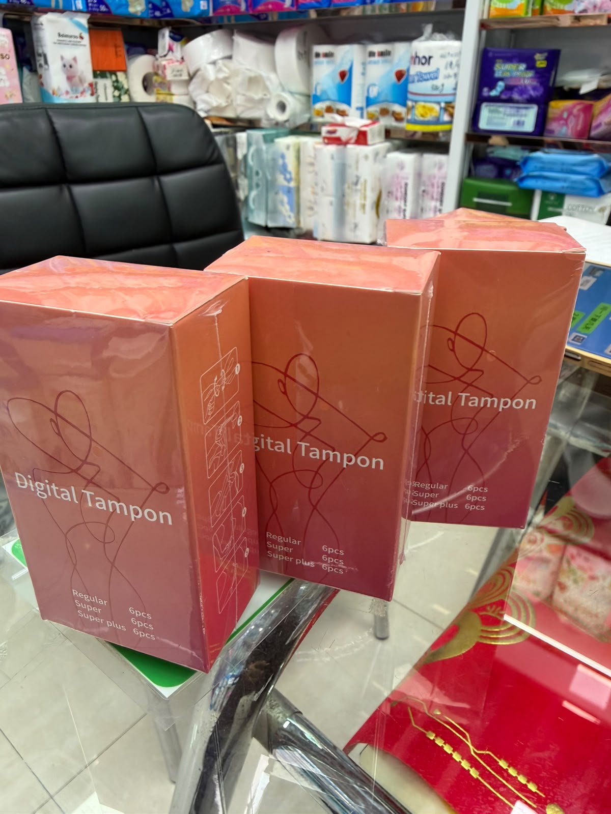 2026/09/1002187213.jpg High quality tampons 3pc set each with 18pc a pack - Image 1