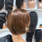 10 inch bob wig  in black, brown, nude,
