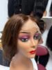10 inch bob wig  in black, brown, nude, - Image 2