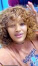 Human hair fringe water curl