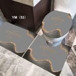 High quality Matching 2pc non slip set bathroom rubber mats - Image 2