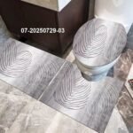 High quality Matching 2pc non slip set bathroom rubber mats - Image 4