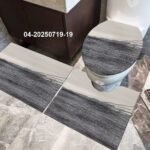 High quality Matching 2pc non slip set bathroom rubber mats - Image 5