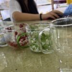 Cute double wall mugs 3pcs