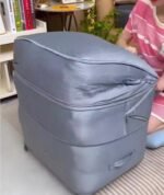 Expandable magic duvet storage bags in pink baige and grey 2pcs - Image 4
