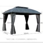 aluminum steel outdoor gazebo
