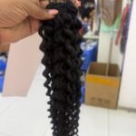 100% feather crotchet human hair braids  available in 22inch, colors black, brown and blonde