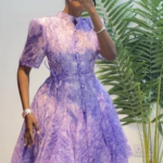 Cute dresses fits size 8-14 PURPLE
