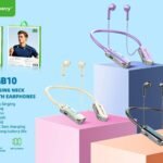 Smartbarry GB10 Neckband Wireless Earphones with LED Battery Display & TF Card Slot